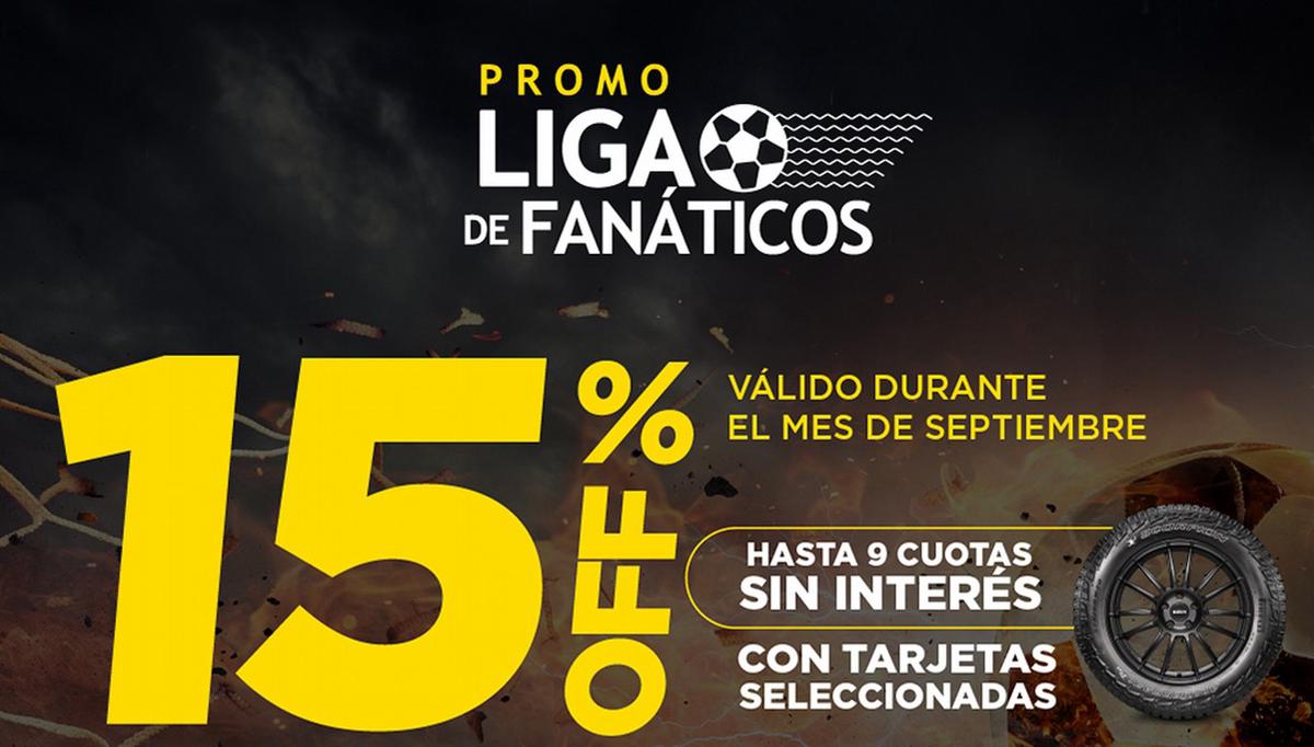 FOTO: ¡En Septiembre continúa la promoción "Liga de Fanáticos" de Pirelli!