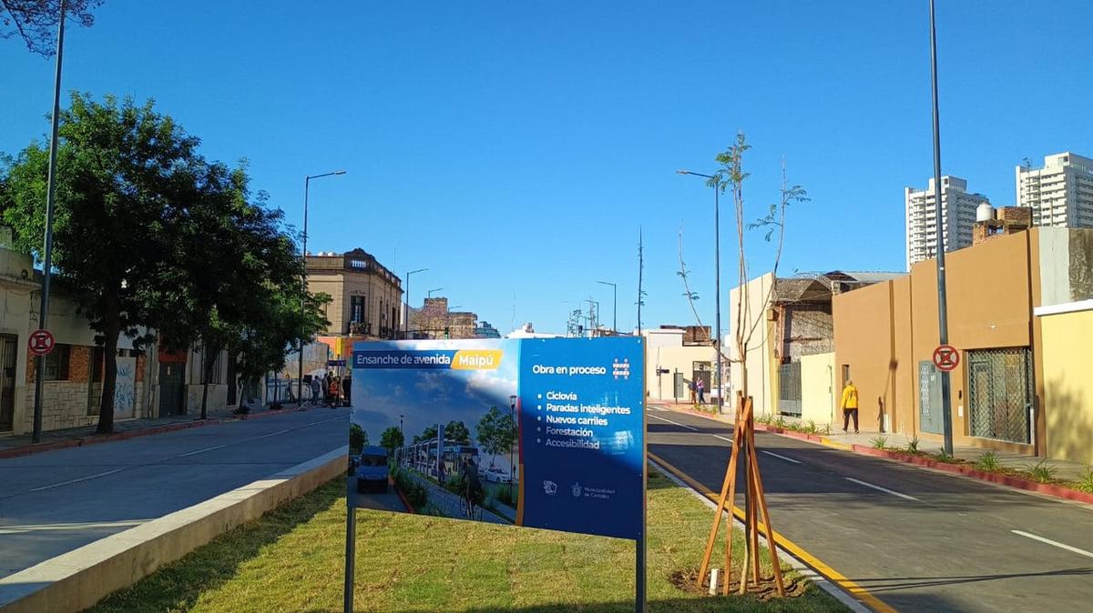 FOTO: Avenida Maipú: fin de las obras y mejoras en el tránsito