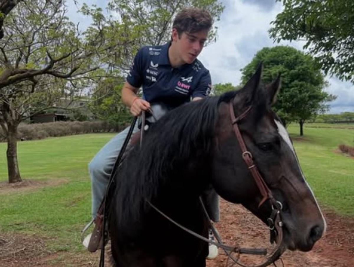 El posteo de Franco Colapinto que generó revuelo/Fotografía: Instagram