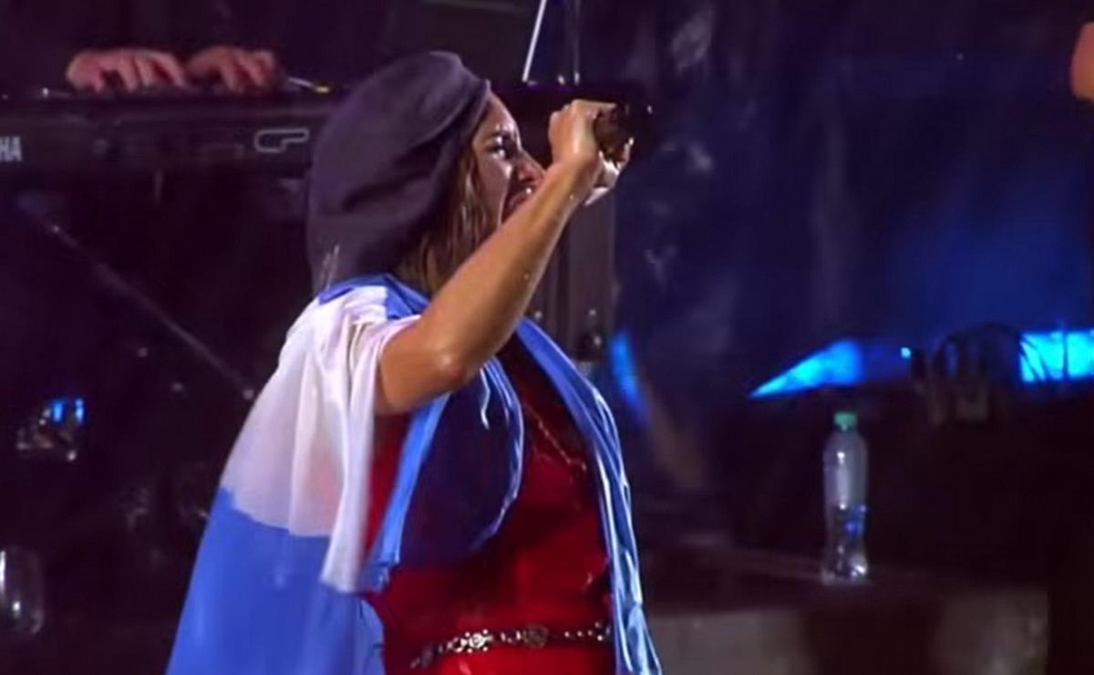 Soledad, bajo la lluvia en Jesús María (Foto: captura de video)