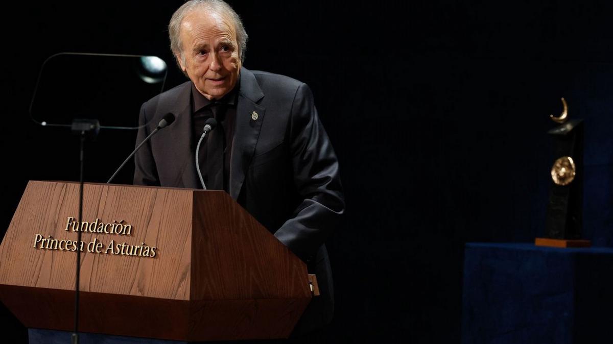 FOTO: Joan Manuel Serrat en los premios Princesa de Asturias. (Foto:El Mundo)