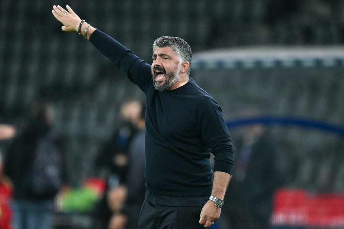 Genaro Gattuso, DT de Italia.