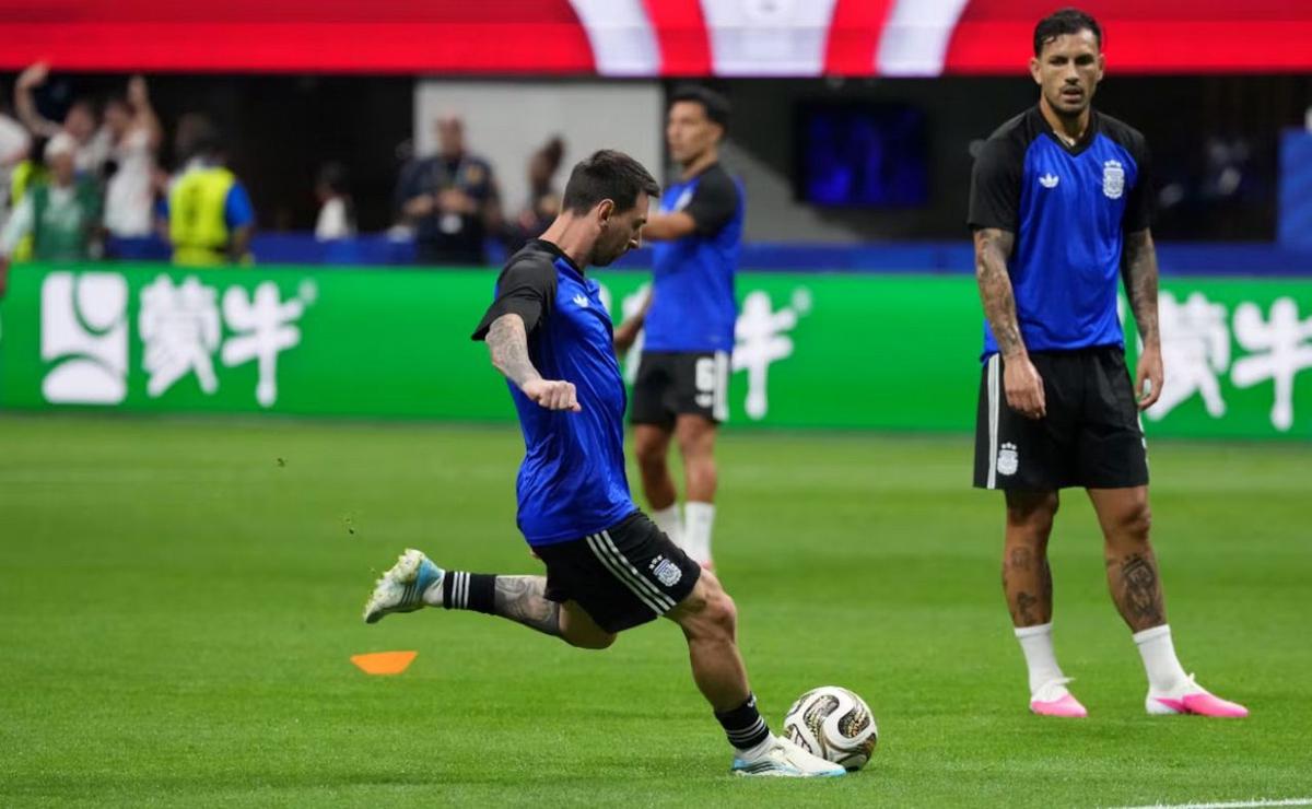 FOTO: El 11 titular de la selección en Atlanta (Foto: @Argentina)