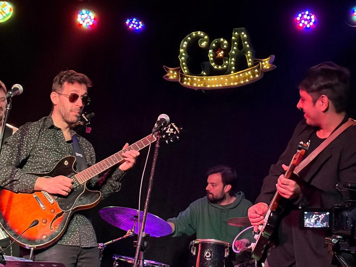 Juan Manuel Rodríguez Silva y Demian Núñez en el Conventillo Cultural Abasto.