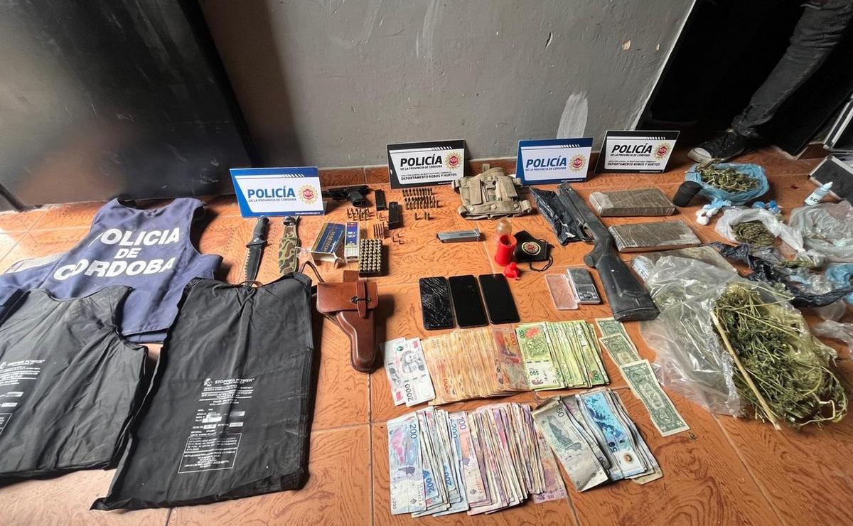 Importante operativo en barrio Ciudad de Mis Sueños. (Foto: Policía de Córdoba)