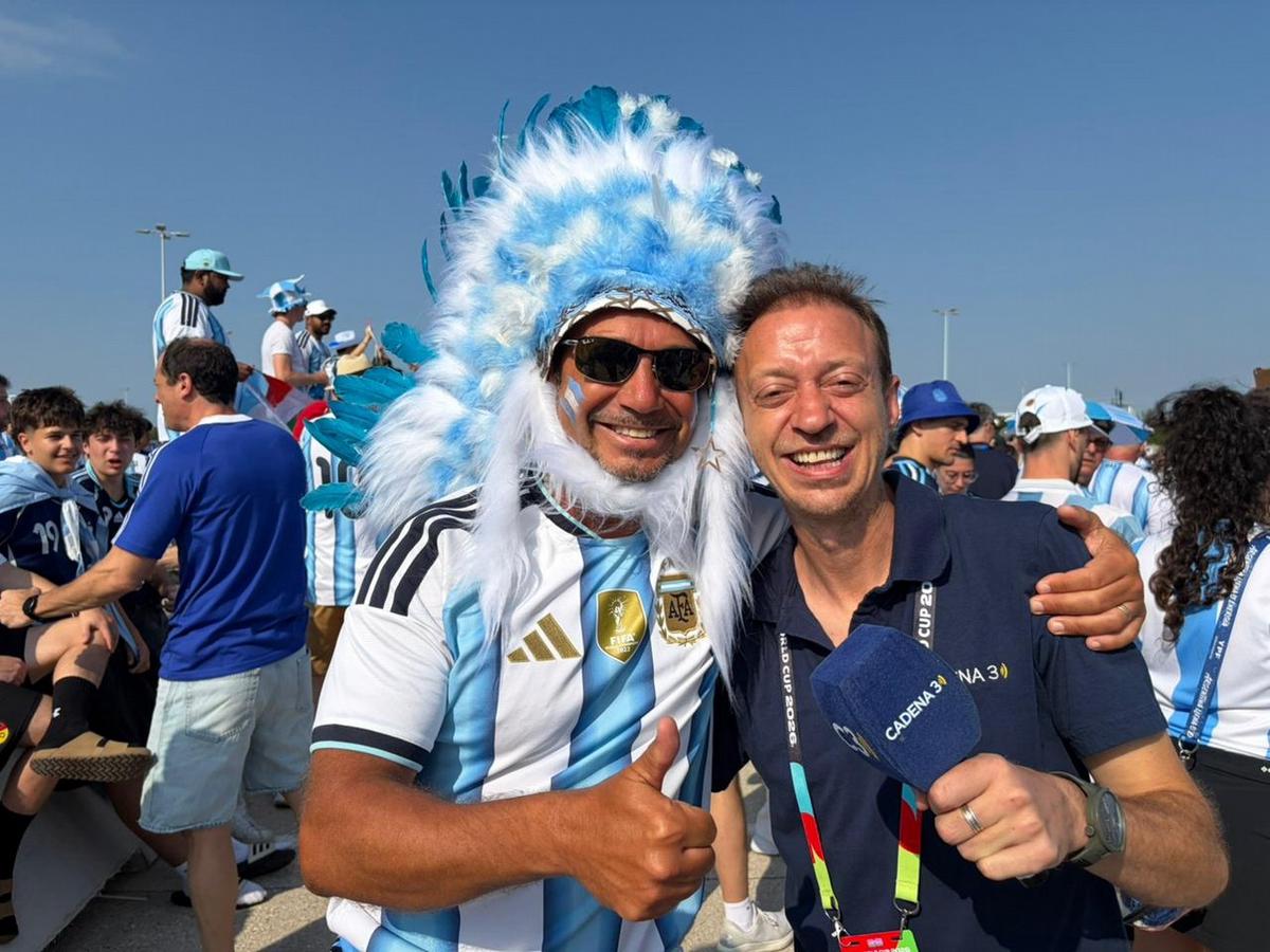 Los hinchas argentinos coparon Dallas.