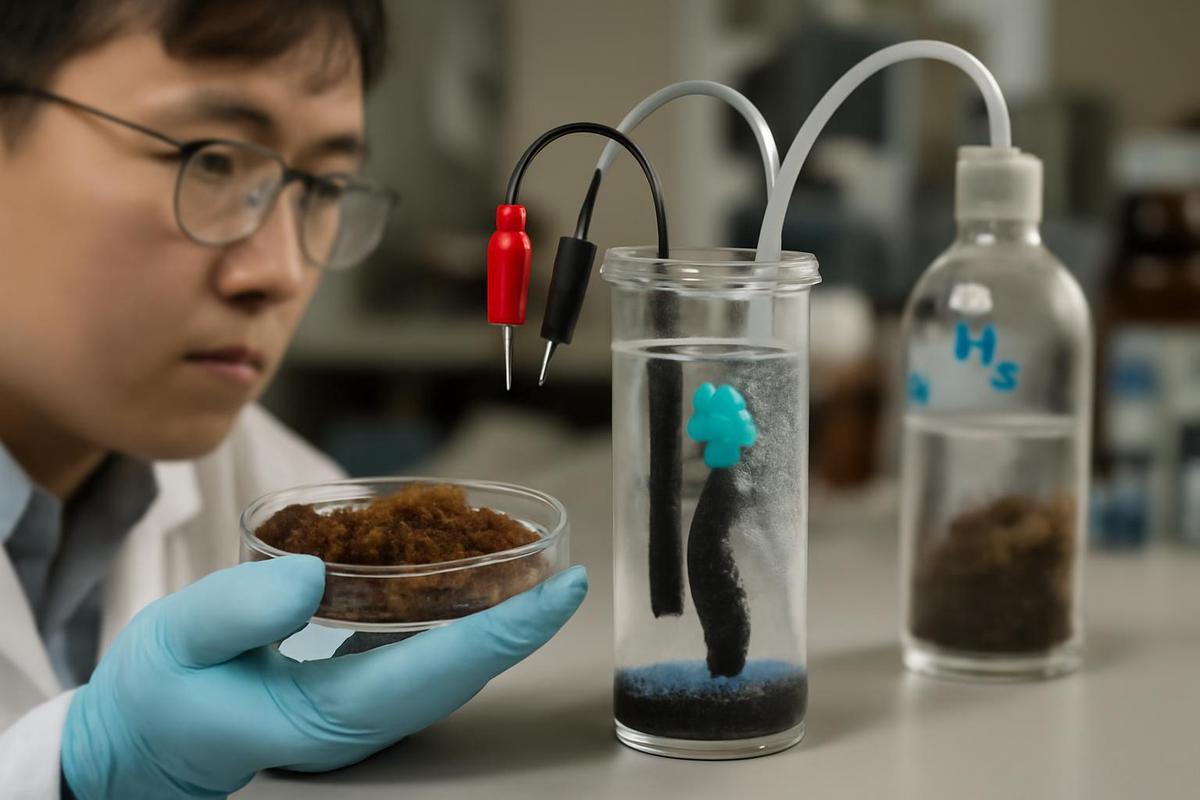 Catalizador de hidrógeno a partir de residuos de papel