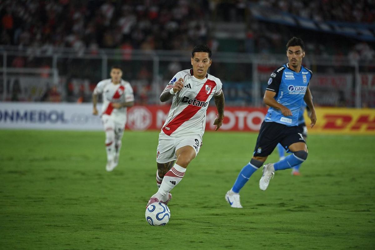Sebastián Driussi, autor del único gol del