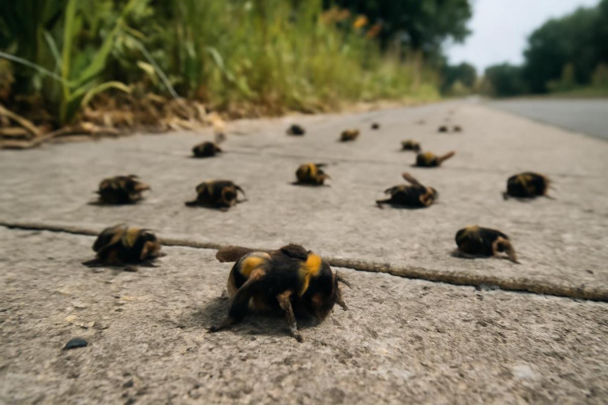Impacto ambiental y pérdida de hábitat. La alarmante muerte de abejorros: ¿por qué aparecen tantos en las veredas?