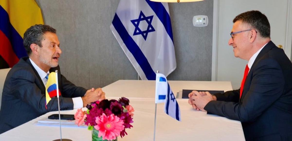 Los cancilleres de Colombia e Israel se reunieron en Washington.