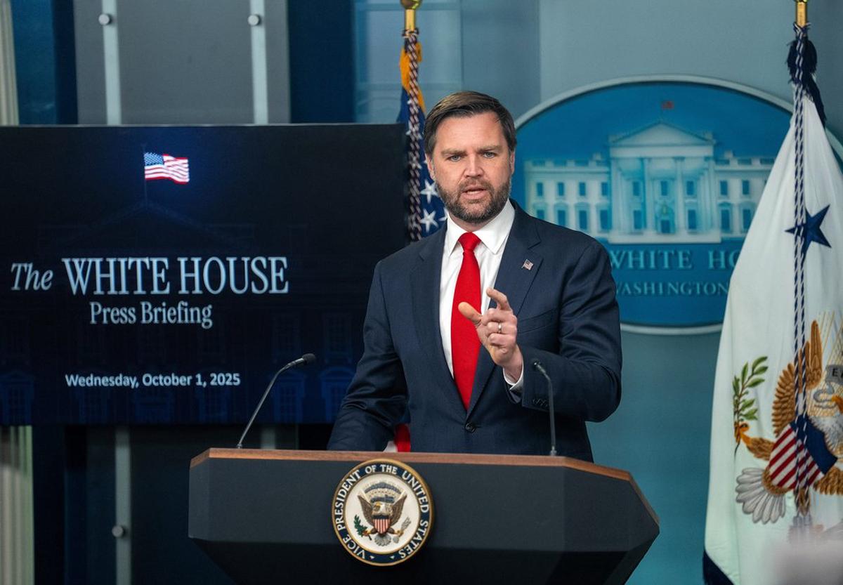 El vicepresidente de Estados Unidos, J. D. Vance.