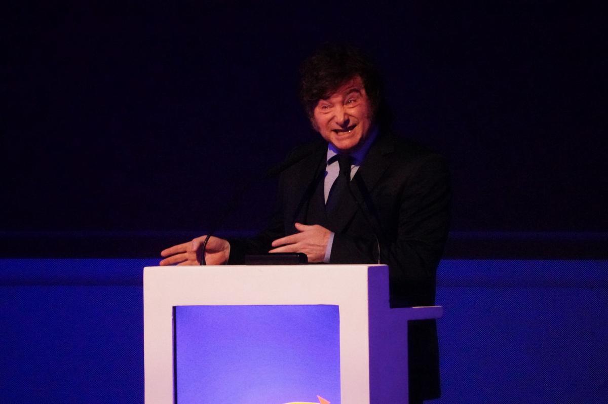Javier Milei en la cumbre internacional 