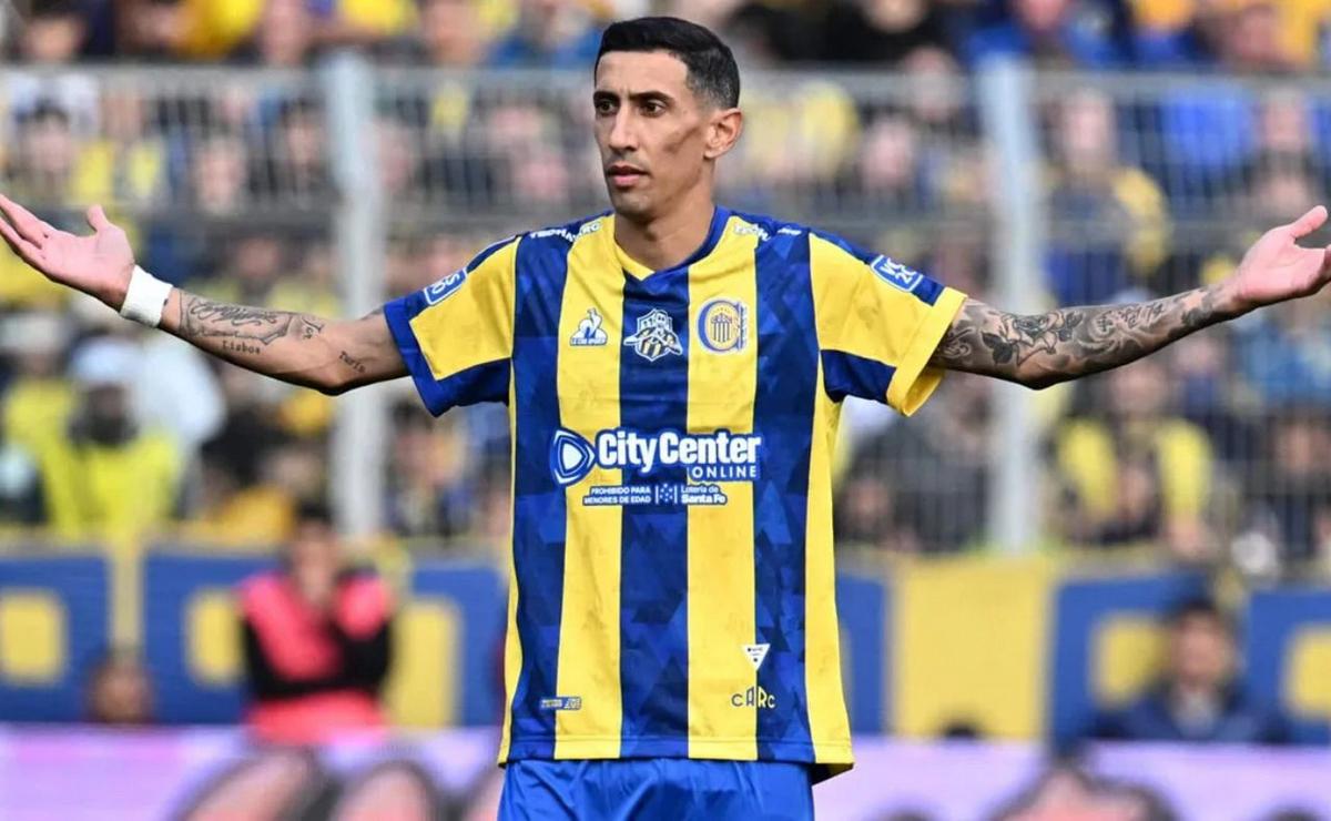 Ángel Di María, jugador de Rosario Central.