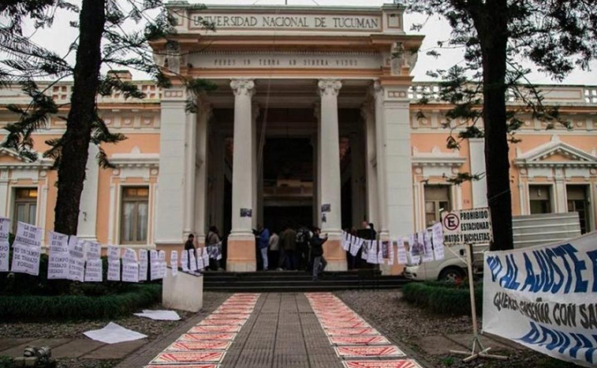 Conflicto en la Universidad Nacional de Tucumán.