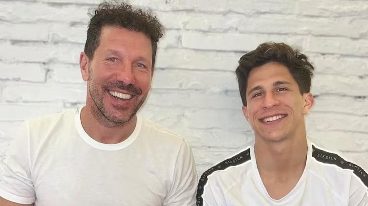 Diego y Giuliano Simeone comparten un récord.