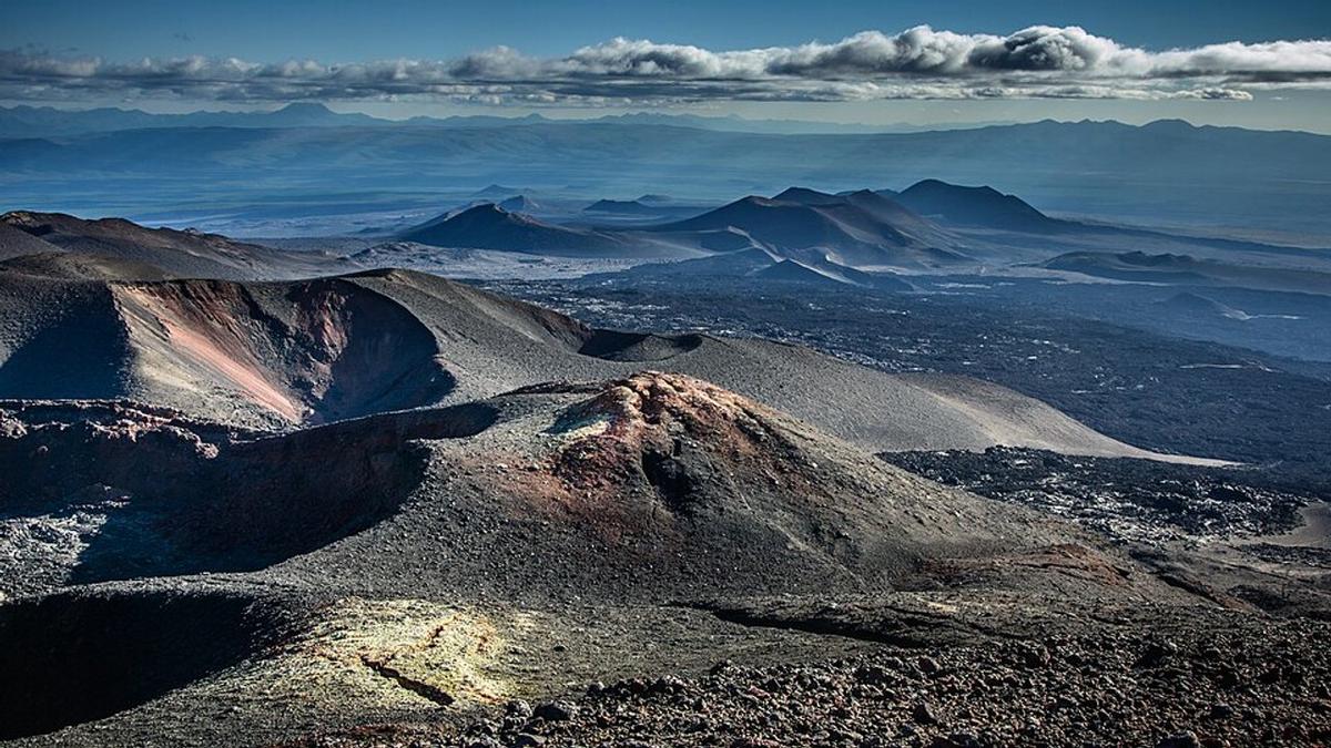 Paisaje volcánico de Kamchatka