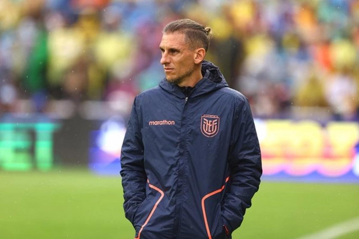 El seleccionador demostró su cariño a Ecuador.