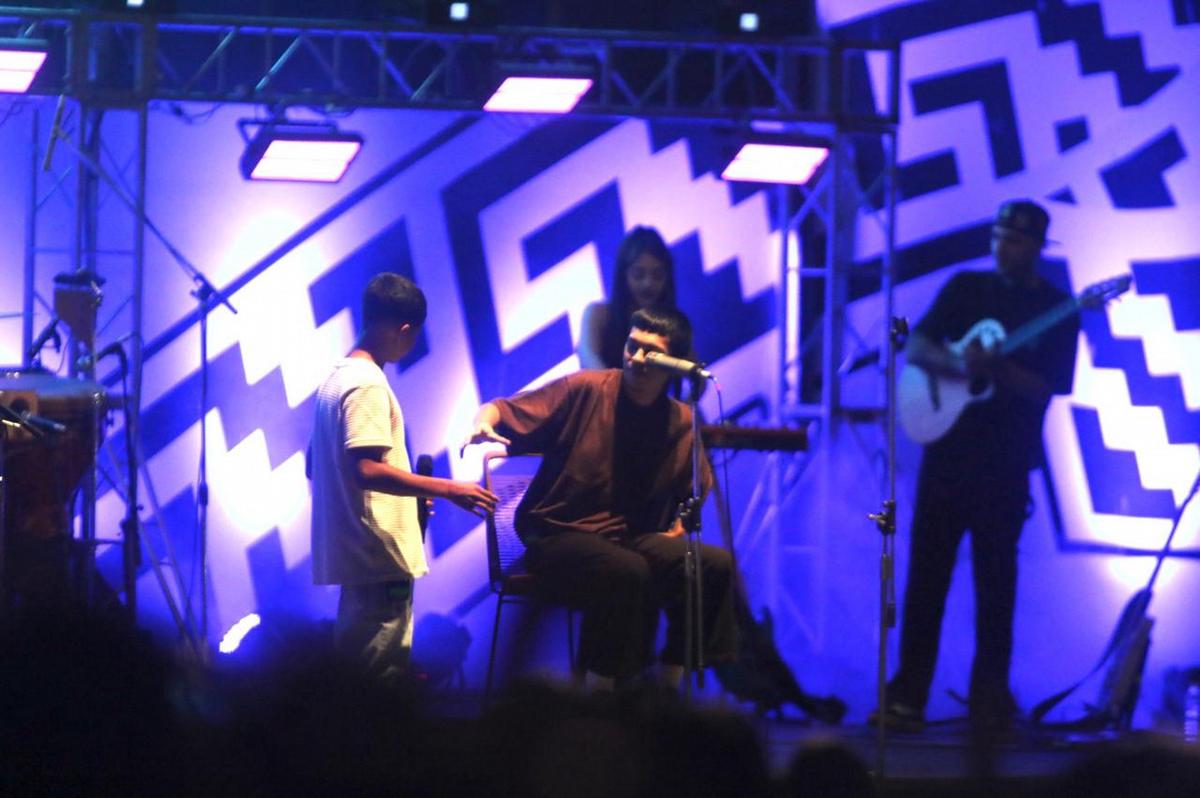 Milo J brilló en la plaza Próspero Molina. (Foto: Daniel Cáceres)