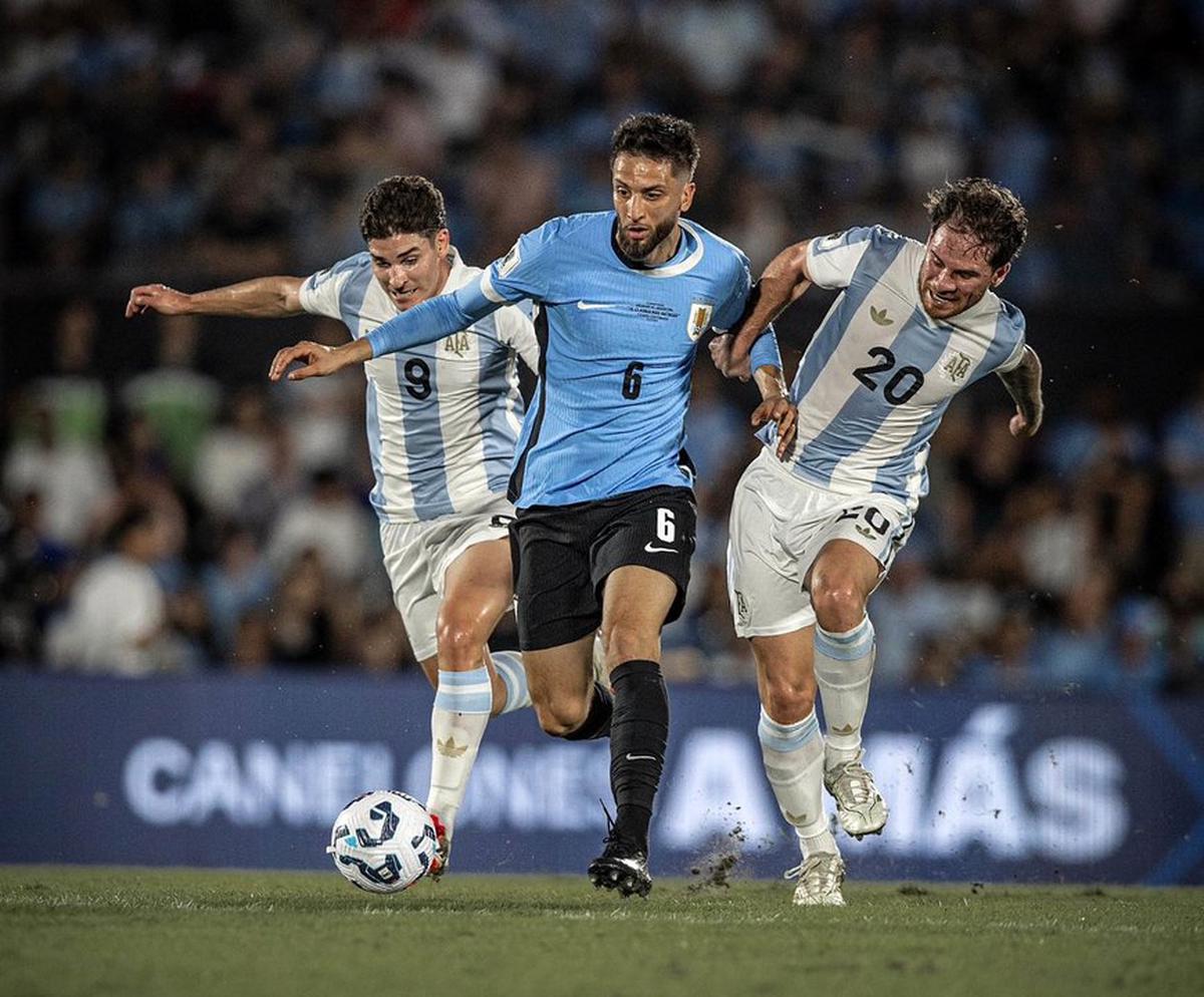 Argentina no enfrentará a Uruguay en la primera ronda del Mundial 2026. (FOTO: (X/REDES@Argentina)/NA.)