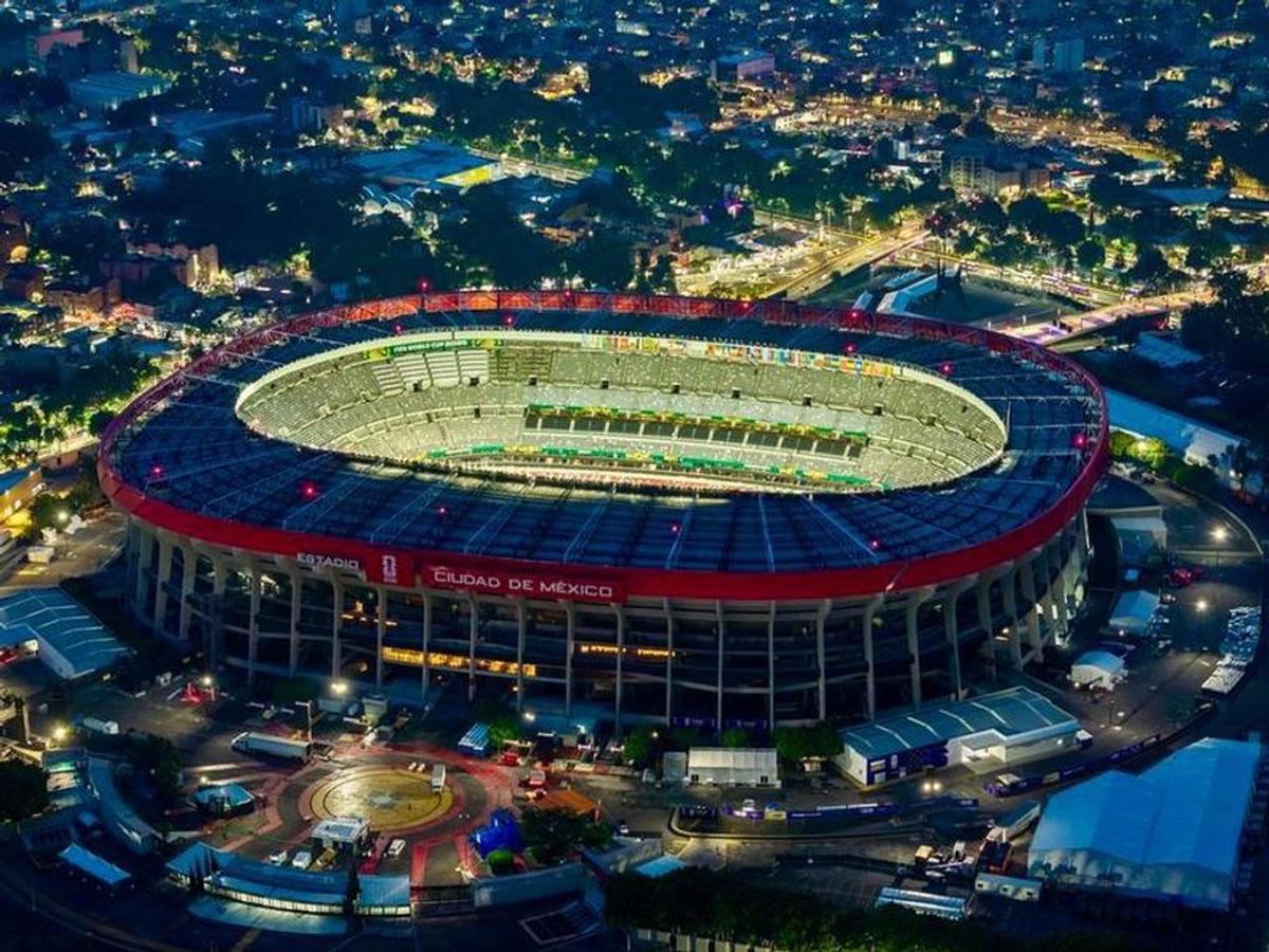 El estadio Azteca de México.