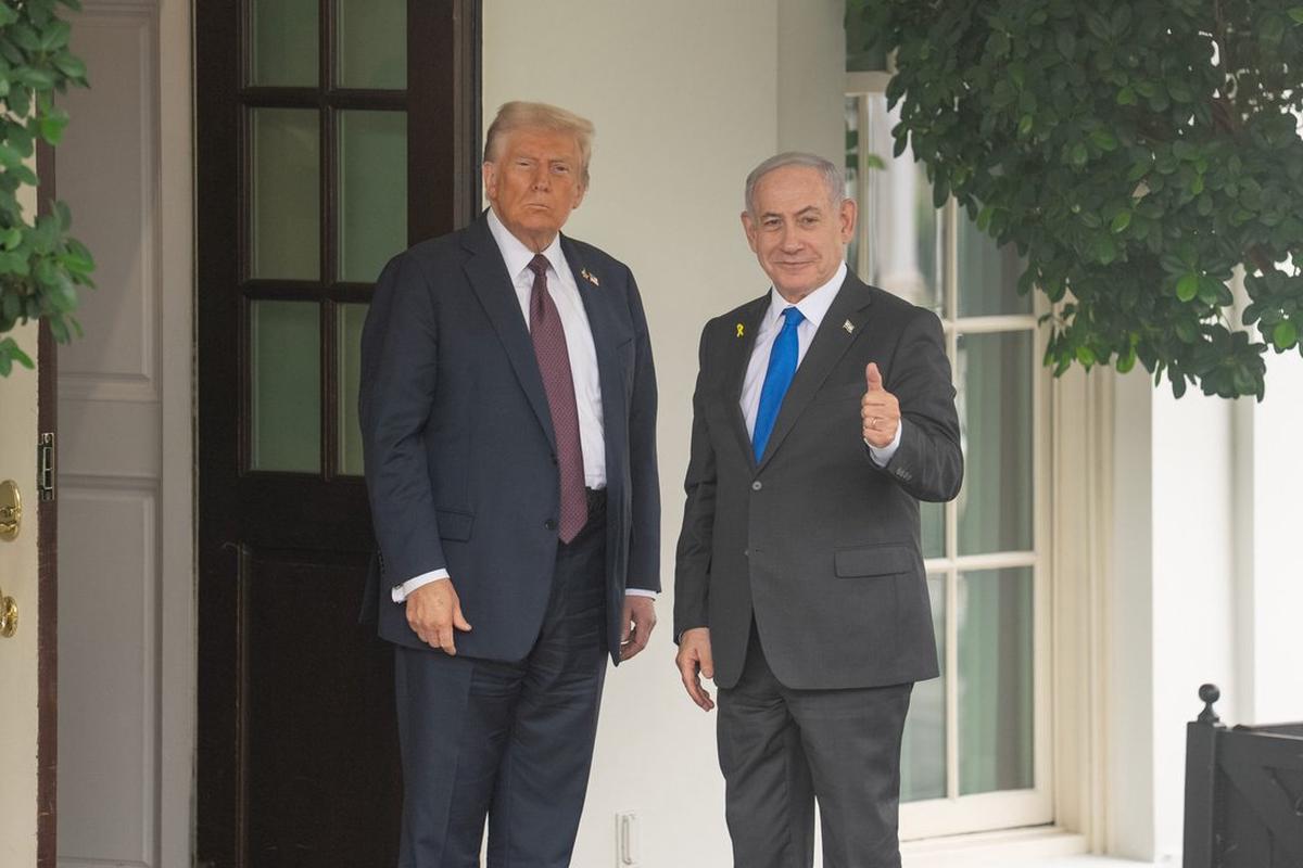 Benjamín Netanyahu y Donald Trump.