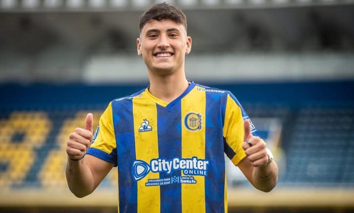 La presentación de Alejo Véliz en Rosario Central.