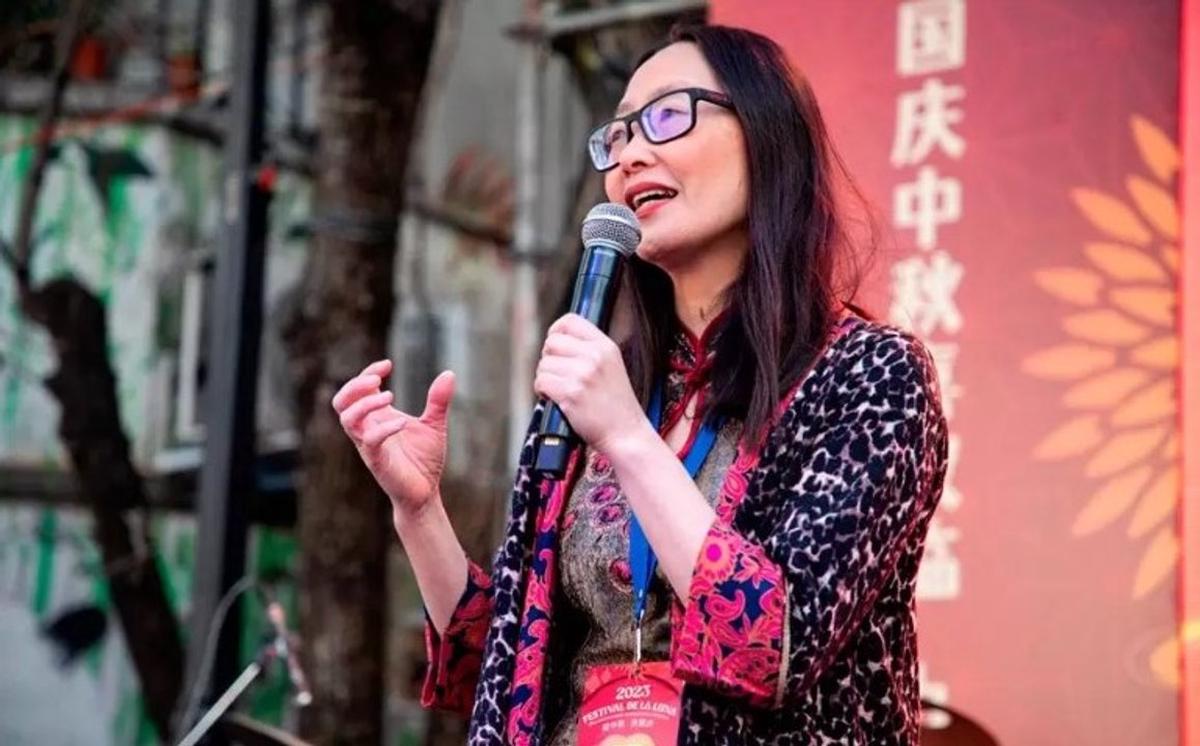 Ana Kuo, referente en educación, interpretación y gestión cultural, además de una de las organizadoras de Vive Asia, el festival de cultura asiática más importante del país, que reúne gastronomía, arte, música, stands y propuestas para todo público. (Foto Noticias Argentinas/DangDai)