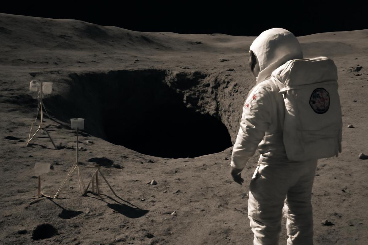 Marius Hill Pit en la Luna