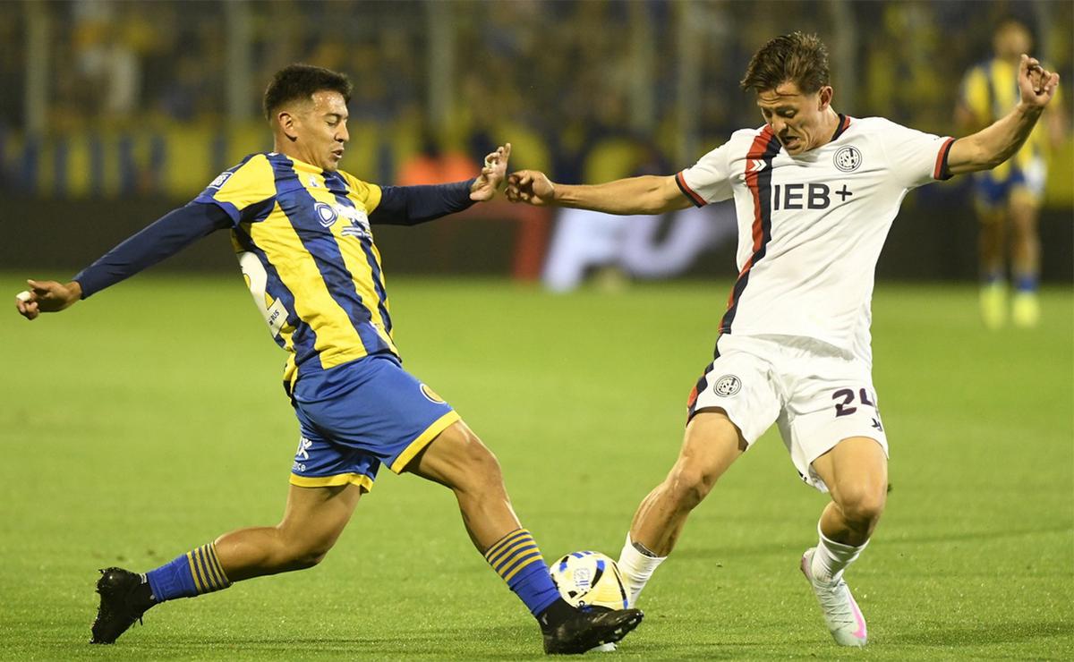 Rosario Central vs. San Lorenzo. Liga Profesional 2025.