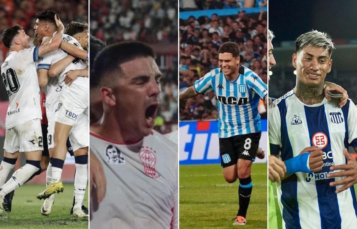 FOTO: Vélez, Huracán, Racing y Talleres, los candidatos a ser campeón.