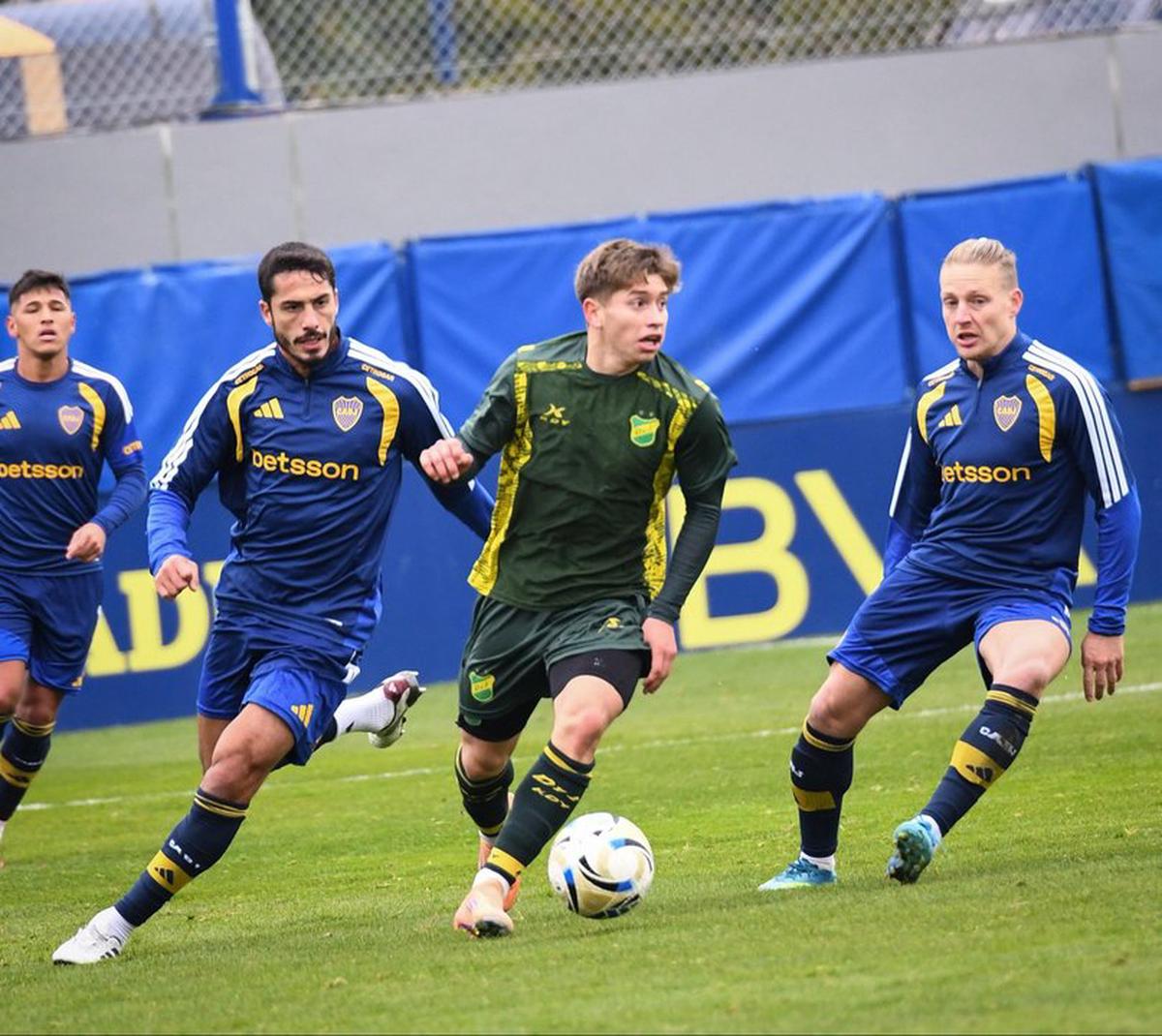 Boca jugó dos amistosos ante Defensa y Justicia. (X: @ClubDefensayJus)