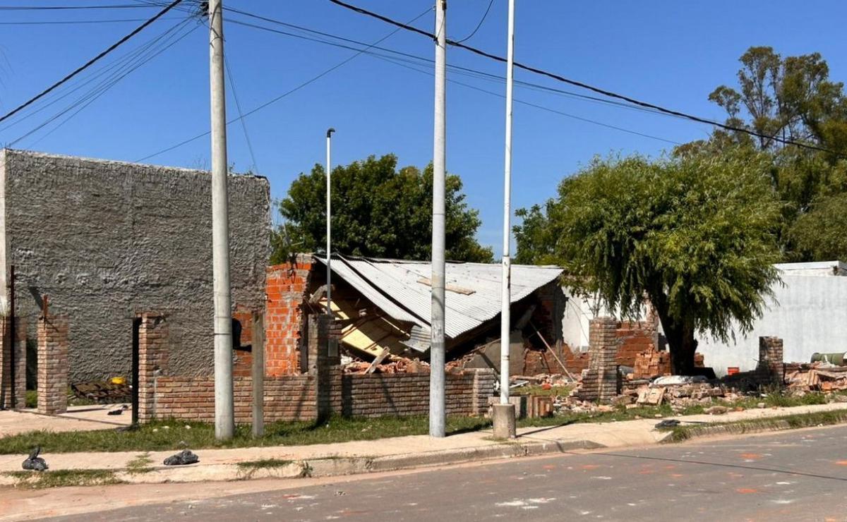 El lugar del crimen en Pérez.