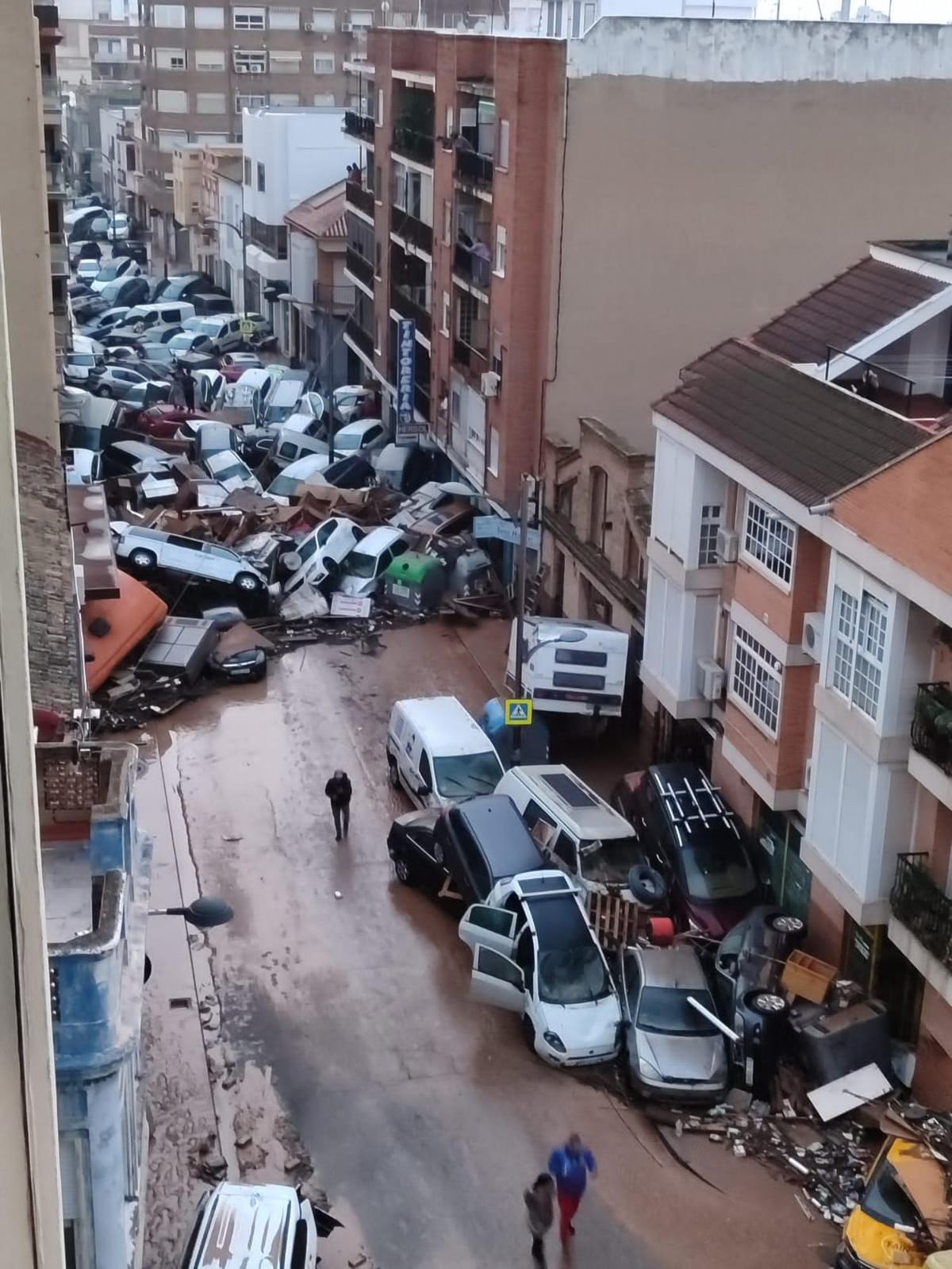 FOTO: El temporal en Valencia dejó un escenario dantesco.