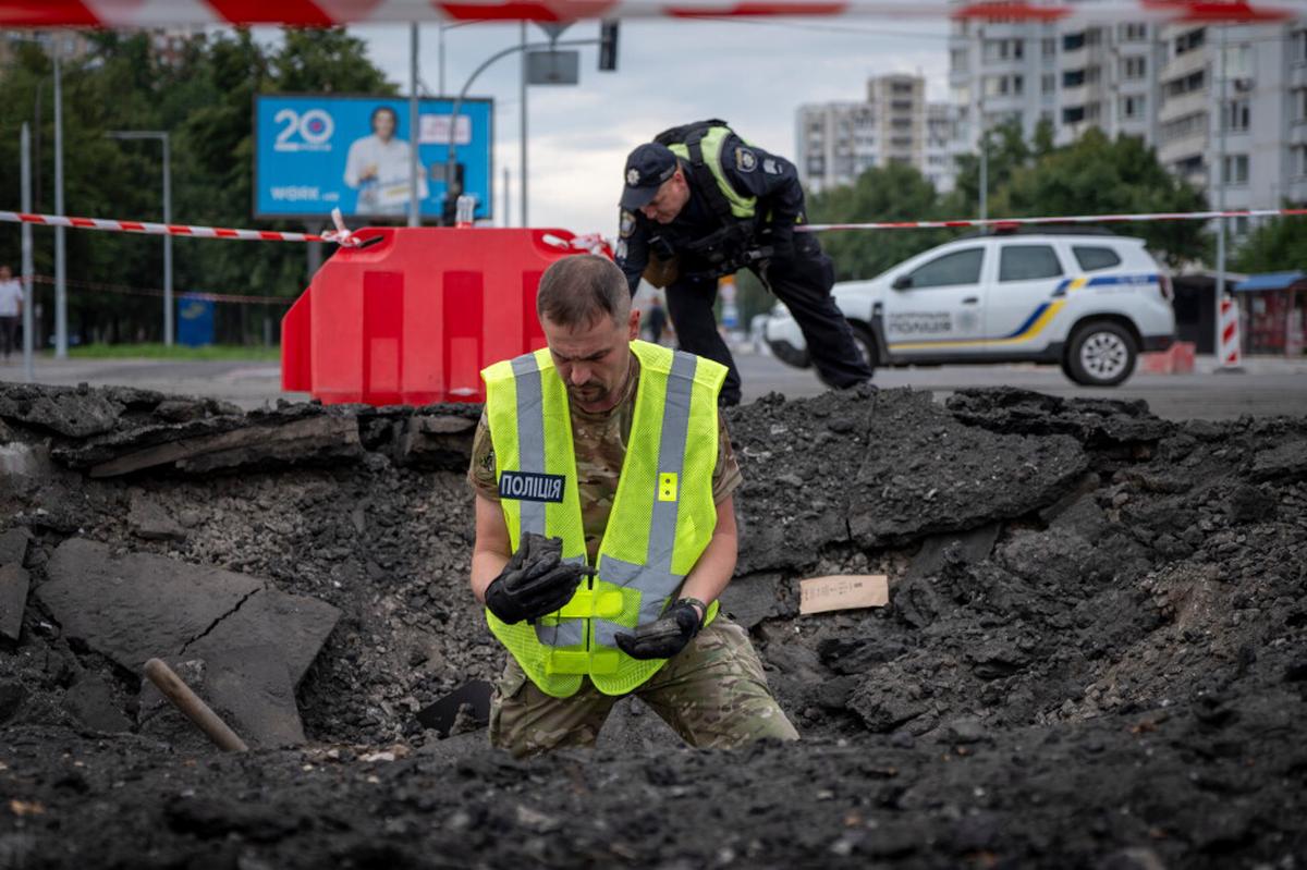 Diez heridos en ataques nocturnos rusos con misiles y drones contra Kiev