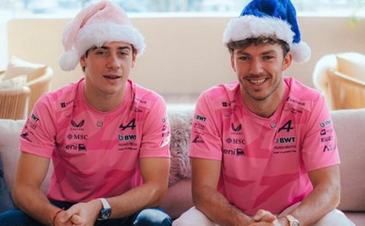 Colapinto y Gasly, los pilotos de Alpine.