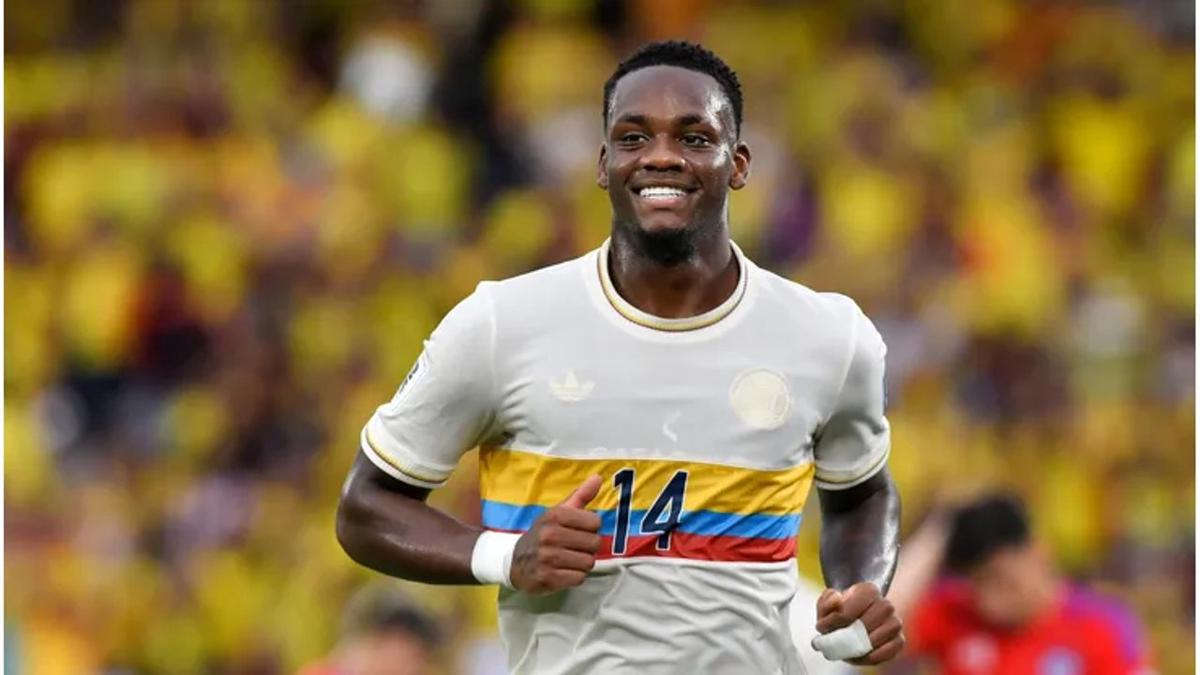 Jhon Durán en la Selección de Colombia.