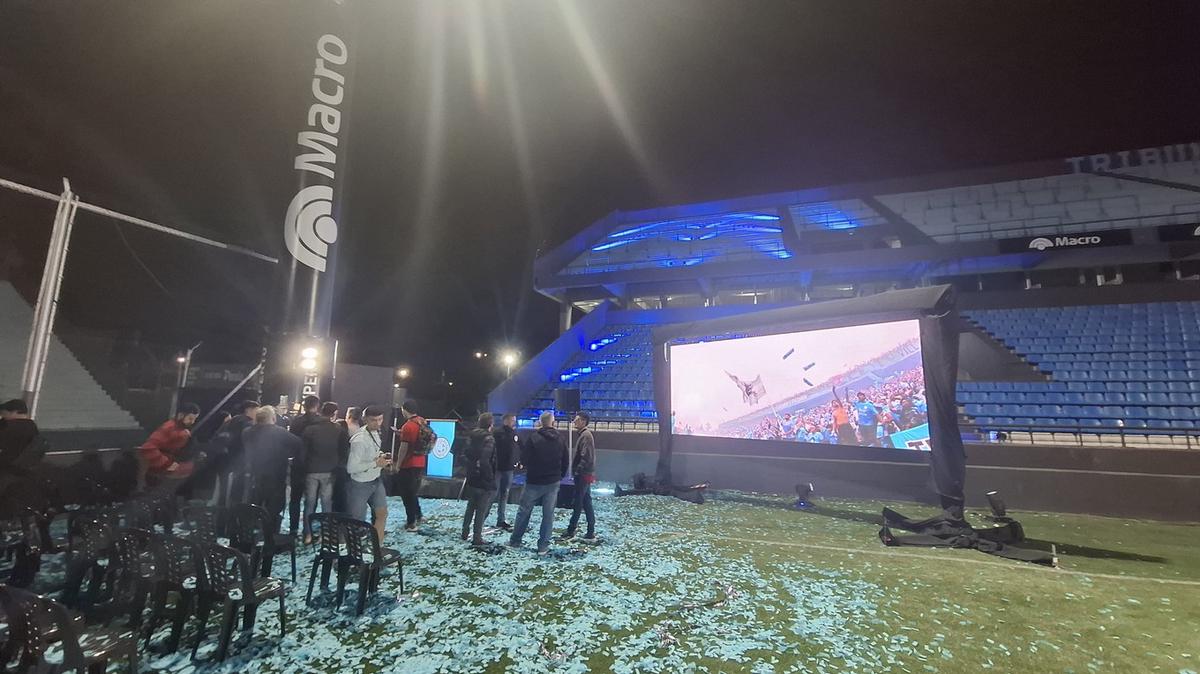 FOTO: Belgrano inauguró oficialmente la ampliación de la tribuna Cuellar