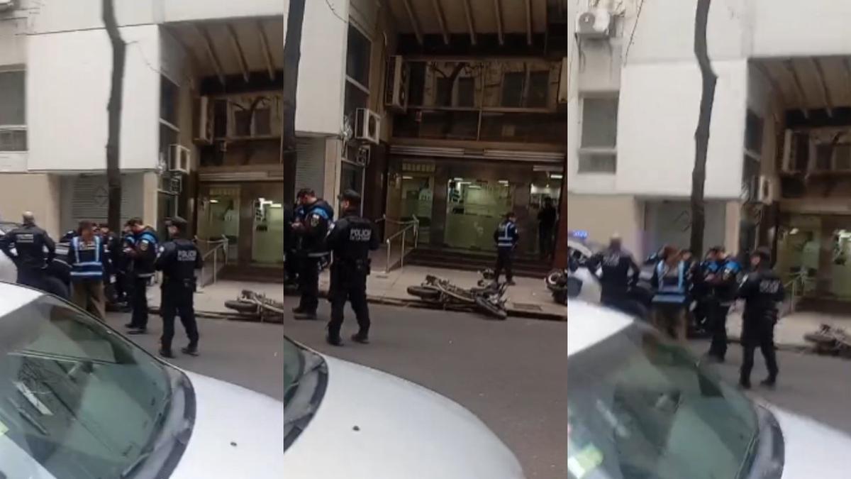 Detenidos tras chocar contra policías y un motociclista en Recoleta