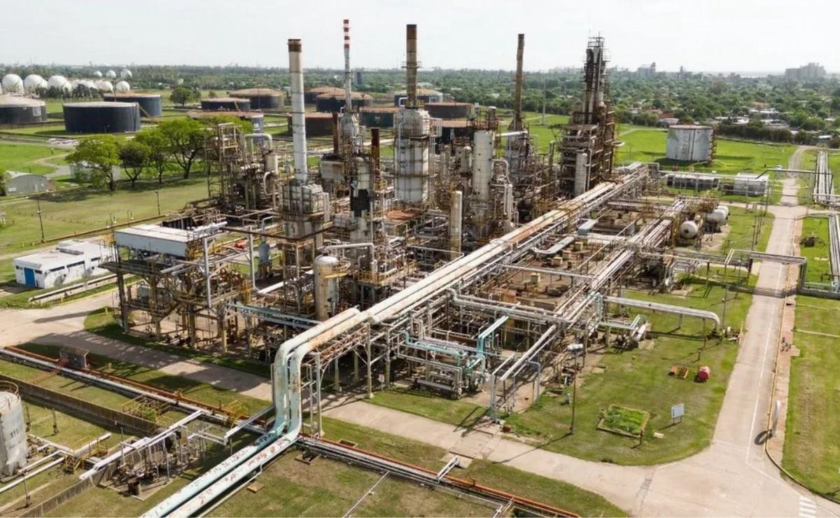 Planta de producción de biocombustibles.