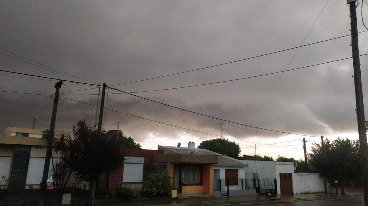 FOTO: Tormenta eléctrica en Sampacho 