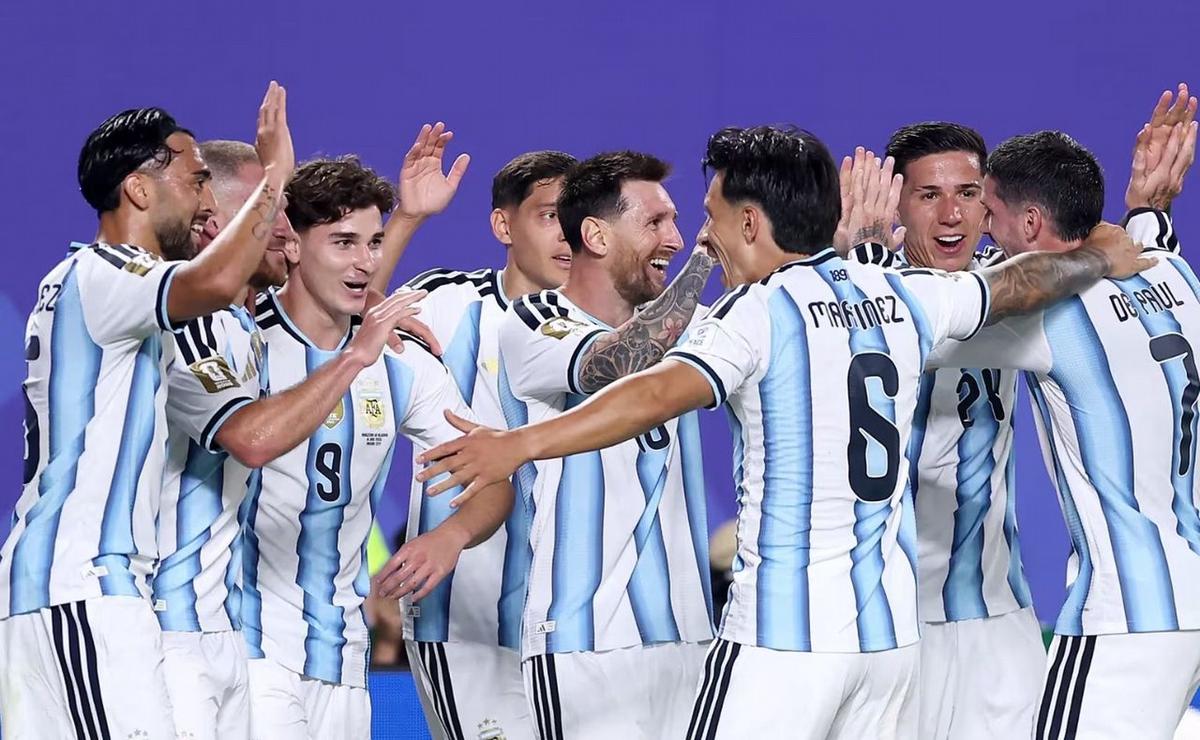 Festejo Selección Argentina en el Mundial 2026.
