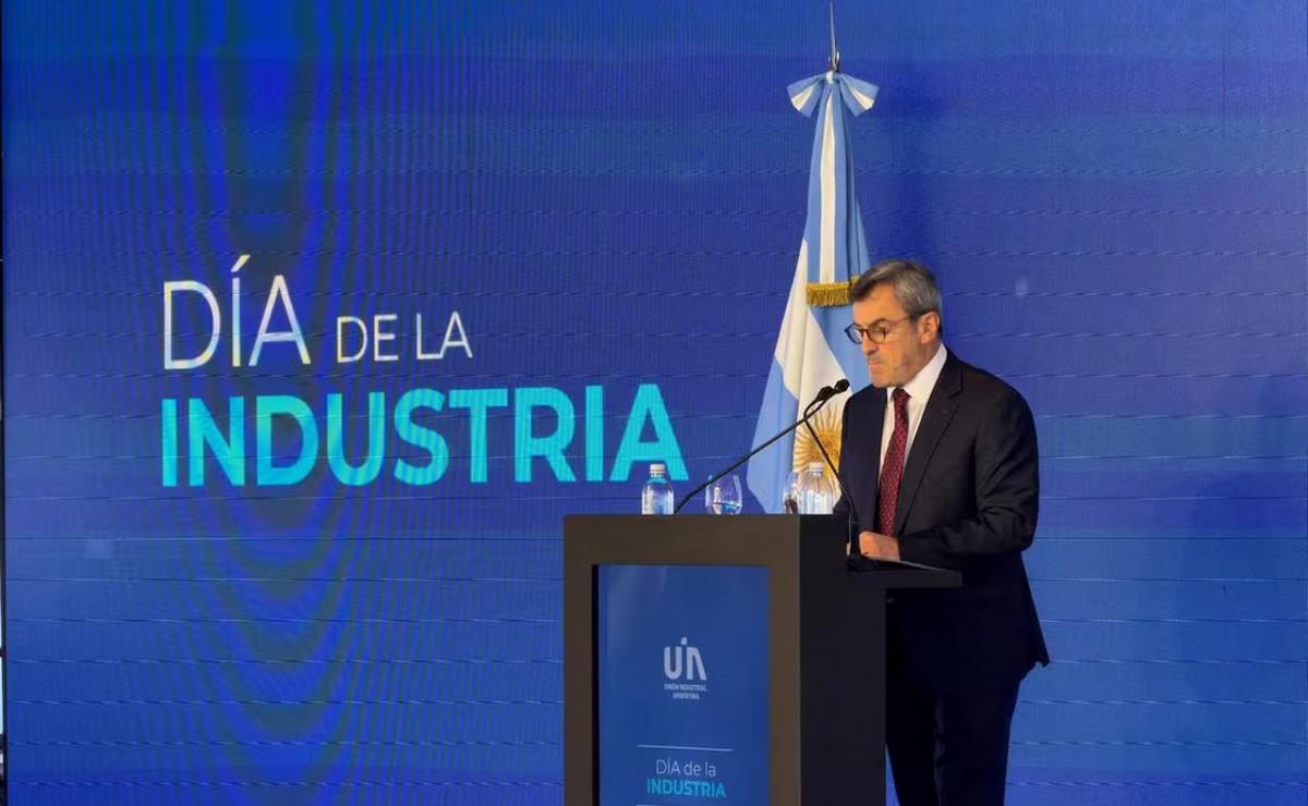 Martín Rapallini, presidente de la UIA. (captura)