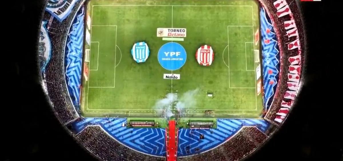 Racing y Estudiantes definen al nuevo campeón del fútbol argentino. Foto: Agencia NA (captura TV).
