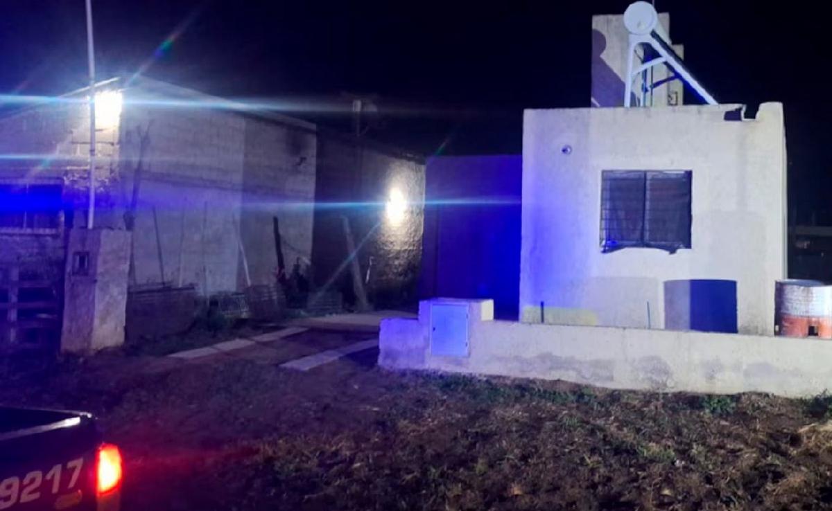 El crimen ocurrió en barrio Castelli 2 en Río Cuarto. (Foto: Policía)