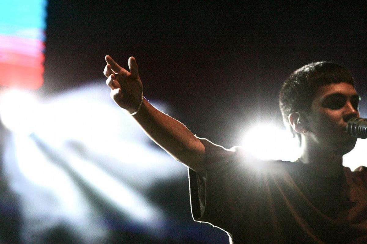 Milo J brilló en la plaza Próspero Molina. (Foto: Daniel Cáceres)