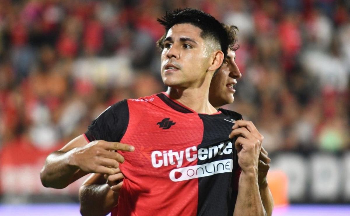 Saúl Salcedo, jugador de Newell's.
