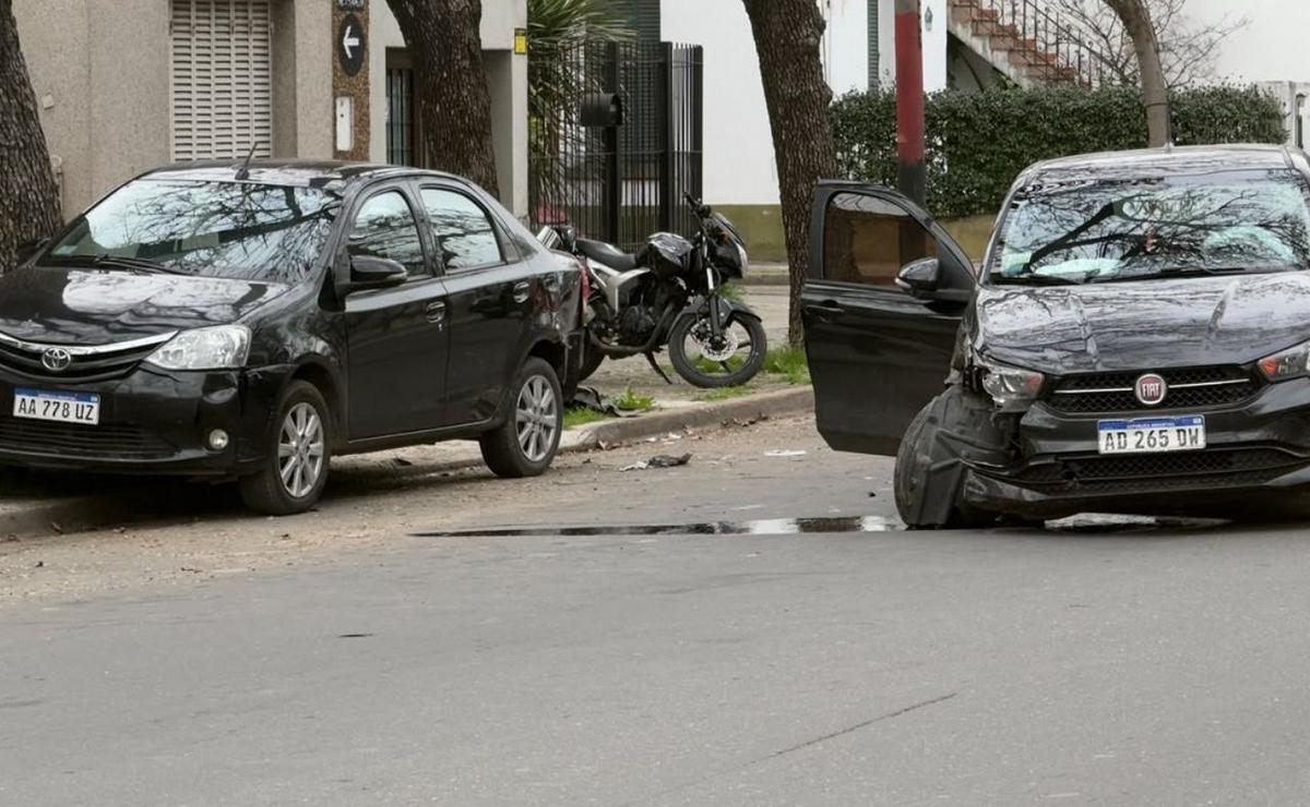Siniestro vial en la zona de Francia y Ocampo.