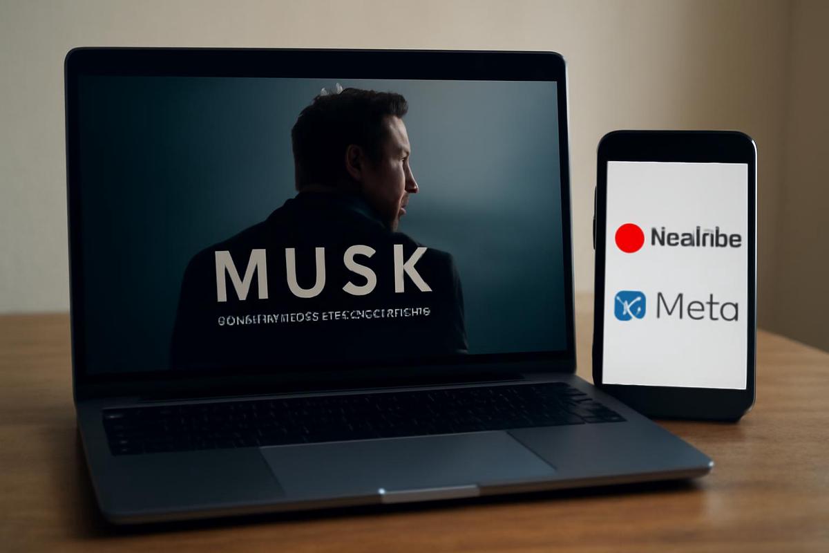 Elon Musk en conferencia de prensa