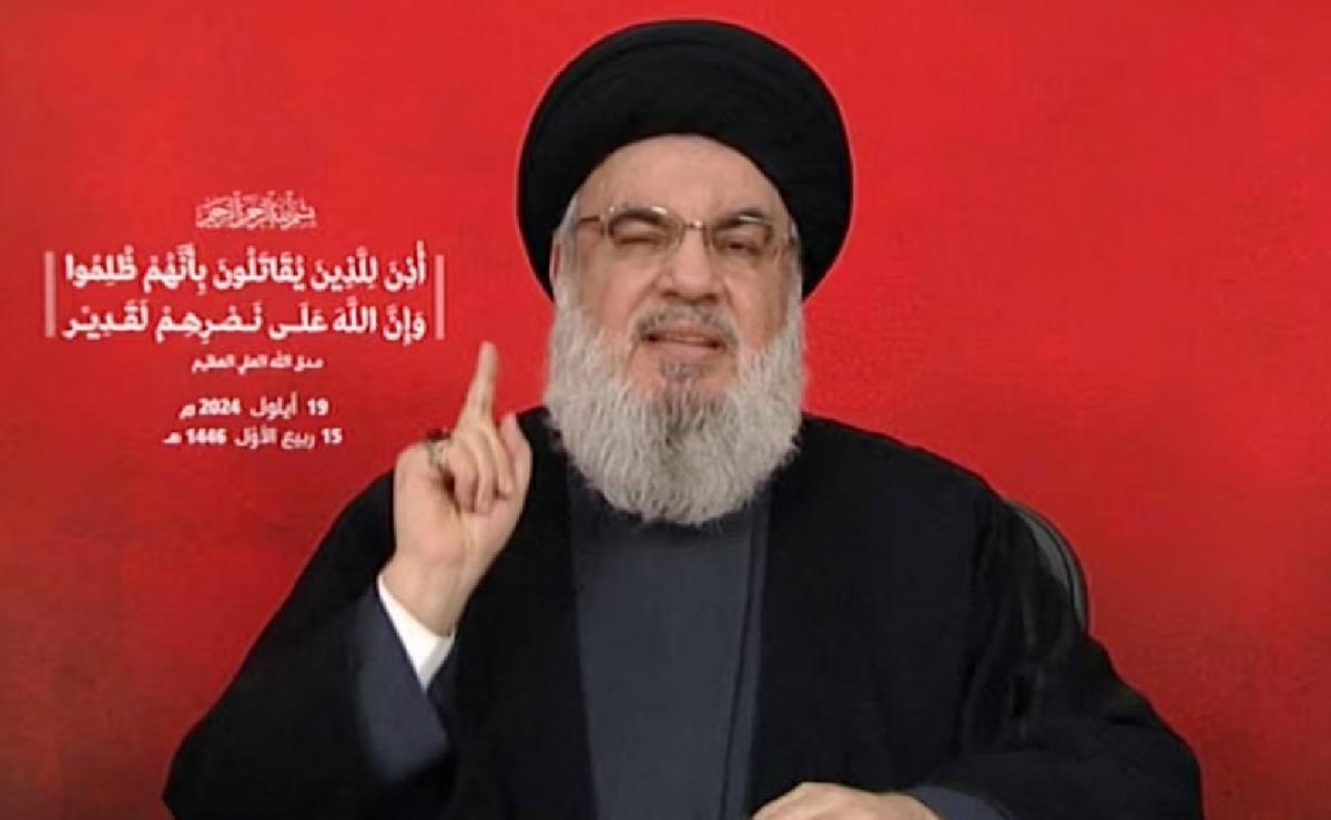 FOTO: Hassan Nasrallah, jefe terrorista de Hezbollah. (Foto: captura/Reuters)