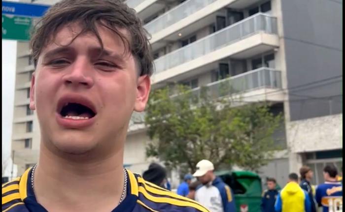 Un hincha de Boca compró entradas truchas, se hizo viral por su llanto y finalmente logró entrar